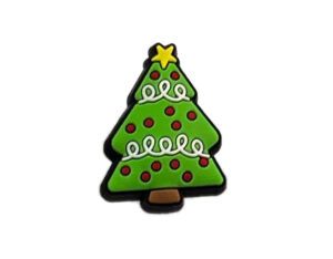 Jibbitz Green Decorated Christmas Tree