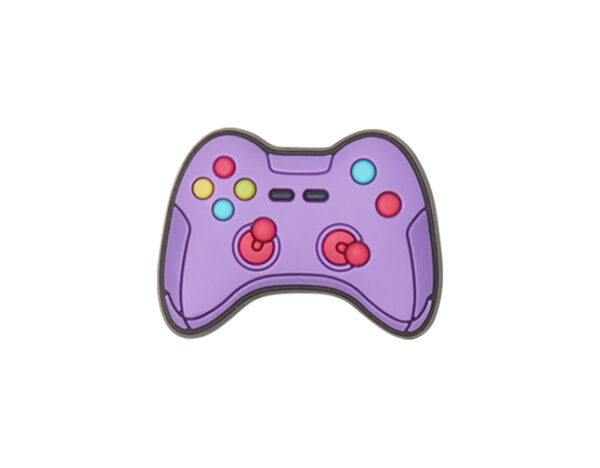 Jibbitz Purple Game Controller