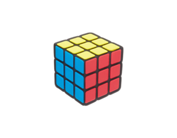 Jibbitz Solved Rubiks Cube