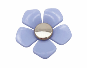 Jibbitz Big Blue Metal Flower