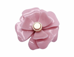 Jibbitz Pink Metal Flower