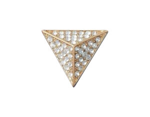 jibbitz metal pyramid