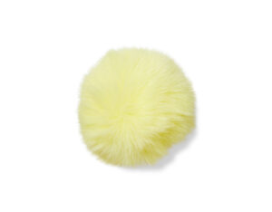 Jibbitz Yellow Fur Pompom Ball