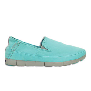 Crocs Stretch Sole Loafer Women Pool Light Grey