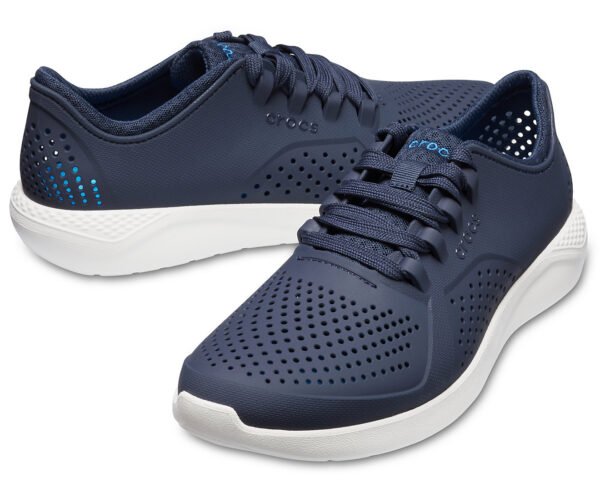 Crocs LiteRide Pacer Men Navy White - Image 3