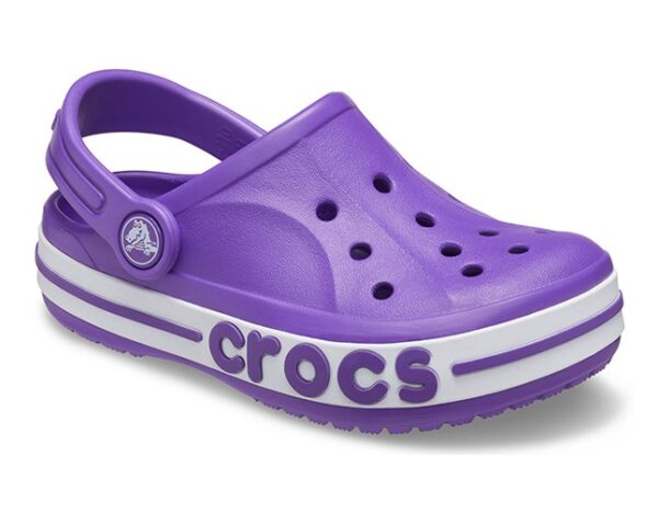 Crocs Bayaband Clogs Kids Neon Purple - Image 2