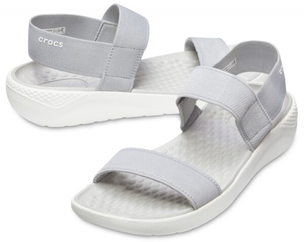 Crocs LiteRide Sandal Women Light Grey White - Image 3