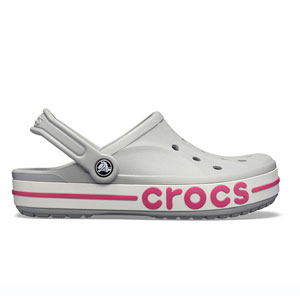 Crocs Bayaband Charcoal Light Grey Candy Pink