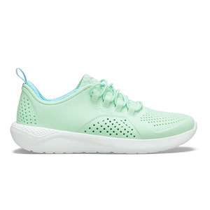 Crocs LiteRide Pacer Kids Neo Mint White