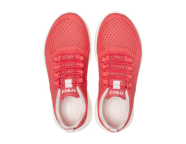 Crocs LiteRide Pacer Kids Poppy White - Image 3