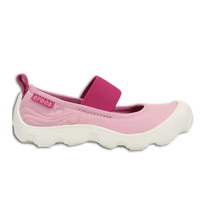 Crocs Duet Busy Day Mary Jane Children's Carnation Fuchsia