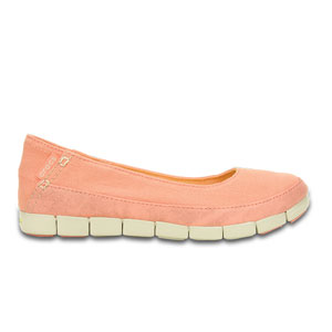Crocs Stretch Sole Flat Melon Stucco