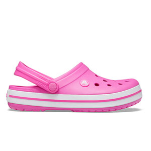 Crocs Crocband Electric Pink White